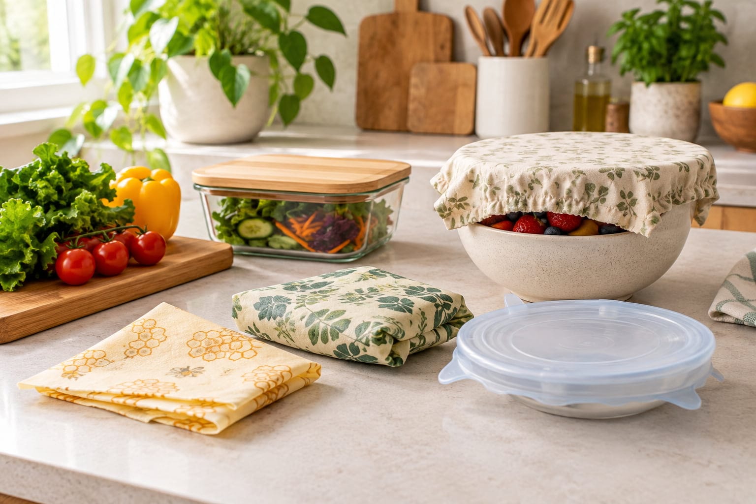 Sustainable food wrap alternatives to plastic wrap